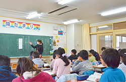 写真:学校の教室