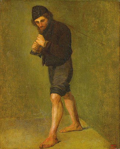 画像：ジャン＝バティスト・カミーユ・コロー《舟曳く人》1830－35年