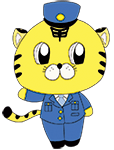 画像：甲子園警察署　特殊詐欺被害防止キャラクター「トラポリス」