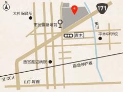 中央体育館・武道場地図