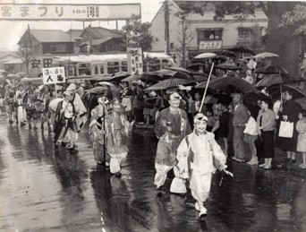 日本一福と酒の郷土行列（昭和29年）