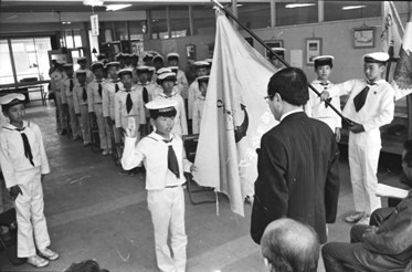 8 昭和48年の海洋少年クラブ入隊式