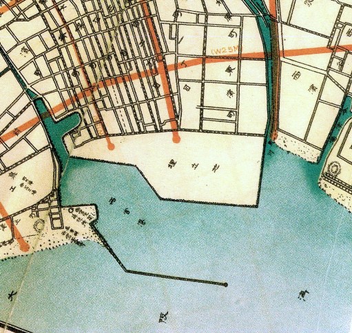 3 昭和12年西宮港付近図