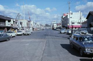 昭和45年　城ヶ堀町交差点付近