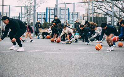 スポーツ振興基金運用事業の様子