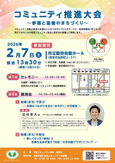 コミュニティ推進大会チラシ