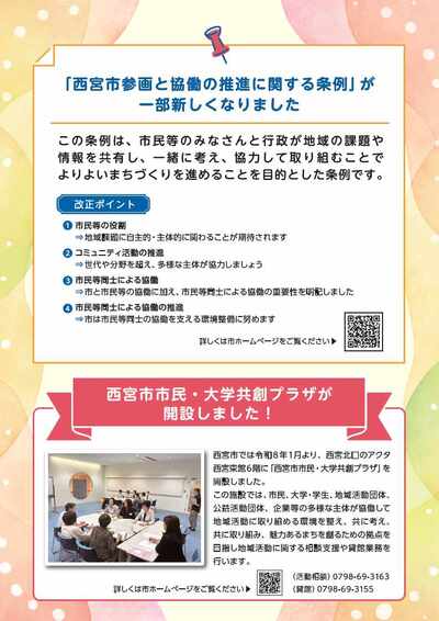 コミュニティ推進大会チラシ(ウラ)