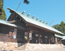 写真：広田神社前