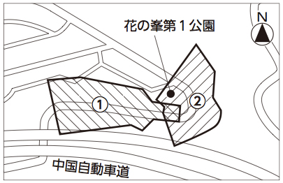 「土砂災害警戒区域」図