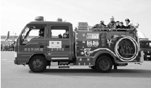 写真：消防自動車