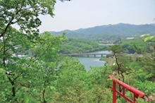 写真:丸山・金仙寺湖（丸山貯水池）