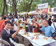 写真：西宮酒ぐらルネサンスと食フェアの様子