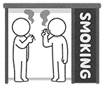 イラスト：喫煙室（喫煙所）