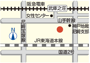 地図：休日夜間急病診療所