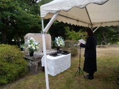 慰霊祭のようす