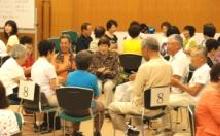 介護予防サポーター養成講座 グループワーク風景