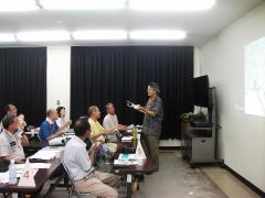 澤講師による景観と色彩の講義