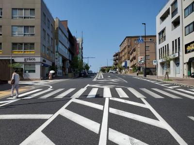 山手幹線の無電柱化整備後の写真