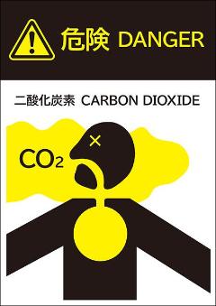 二酸化炭素標識文字バージョン