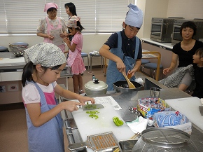 こどもエコ料理教室の様子2