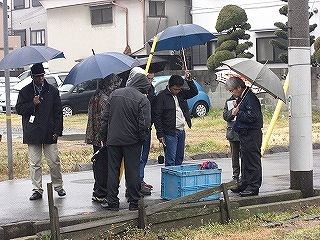 もやさないごみ収集地区の視察　　＝甲子園春風町