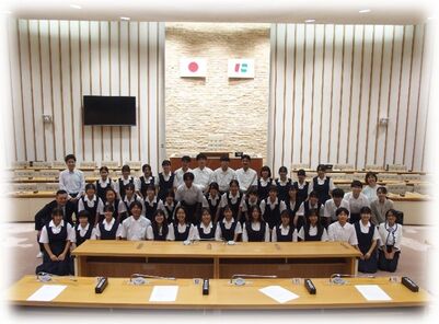 市立西宮訪問の様子（集合写真）2025年