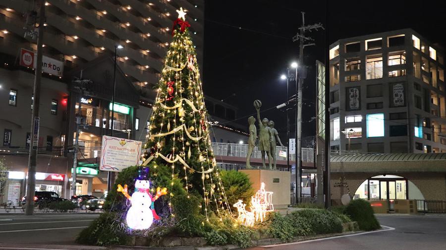 夙川クリスマスツリー