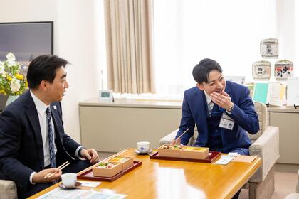 石井市長とのランチミーティング
