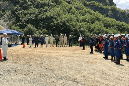 西宮市総合防災訓練(土砂災害訓練)