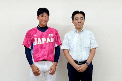 木村悠里選手と石井市長