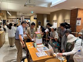 にしのみや防災マルシェが開催されました