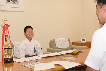 坂本知毅さんと石井市長