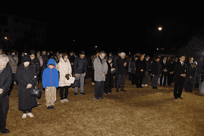 追悼式の様子