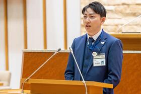 市議会議場見学