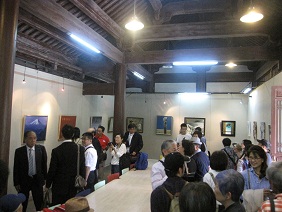 提携30周年書画展　会場内風景