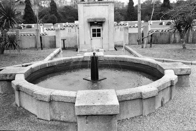 昭和30年代 越水浄水場の噴水