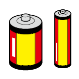 もやさないごみ:乾電池