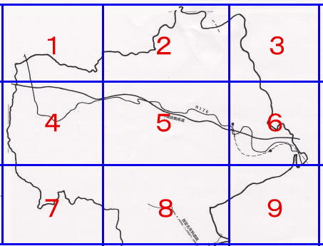 公園配置図/北部/位置図