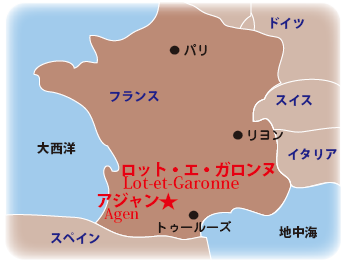 地図　ロット・エ・ガロンヌ